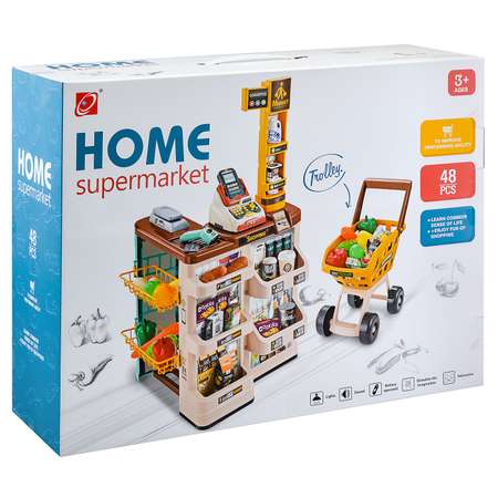 Игровой набор Ural Toys Супермаркет с тележкой для покупок