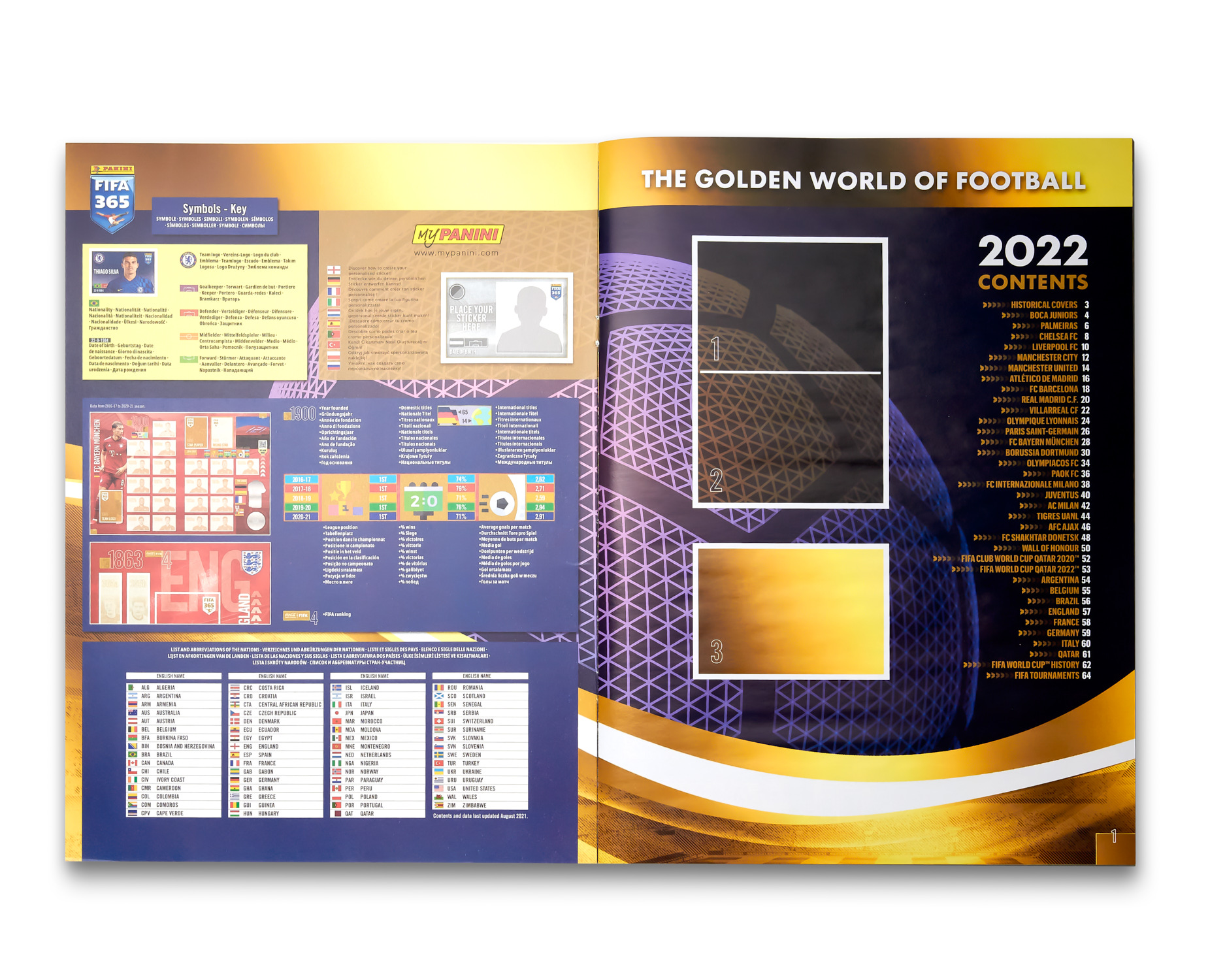 Альбом для наклеек Panini FIFA 365 2022 - фото 2