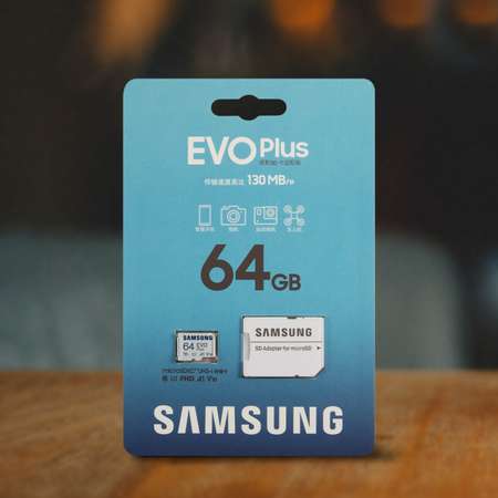 Карта памяти Samsung MicroSDXC Evo Plus 64GB (MB-MC64KA/CN)