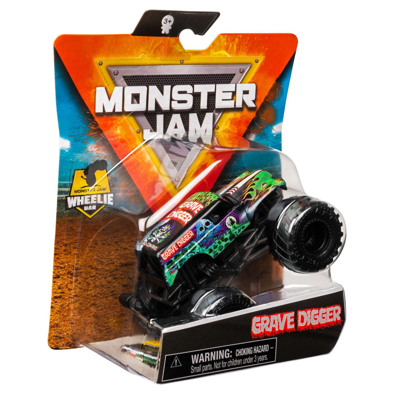 Машинка Monster Jam 1:64 Grave Digger 6044941/20130600 6044941 - фото 2