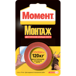 Клеящая лента HENKEL момент двусторонняя 1.5м до 120 кг