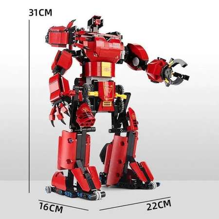 Конструктор Mould King Робот Багровый Тайфун на радиоуправлении 636 деталей