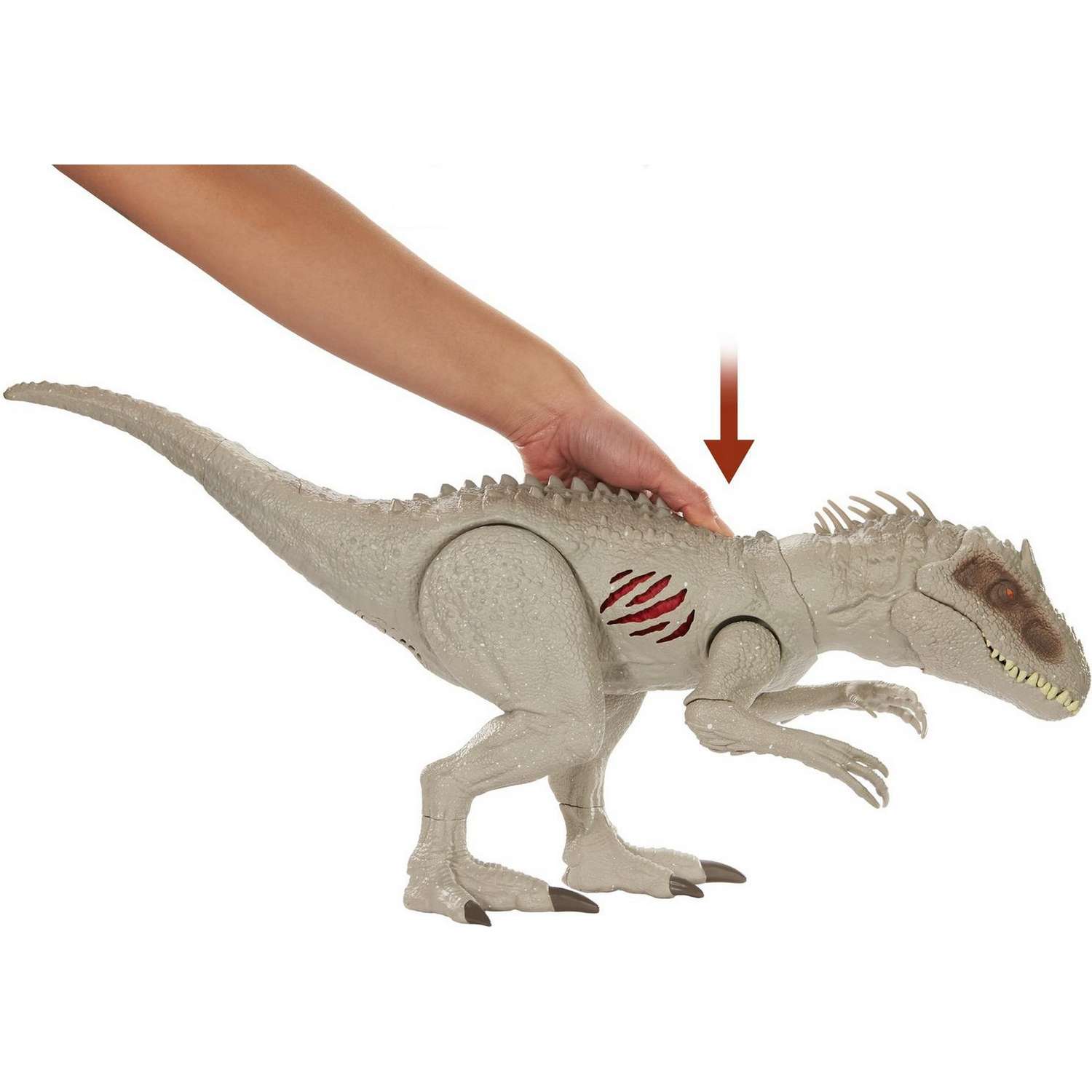 Фигурка Jurassic World Экстремальные повреждения Индоминус Рекс HDX57 - фото 7