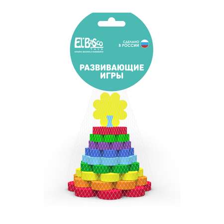 Пирамидка ElBascoToys Цветок 16-068