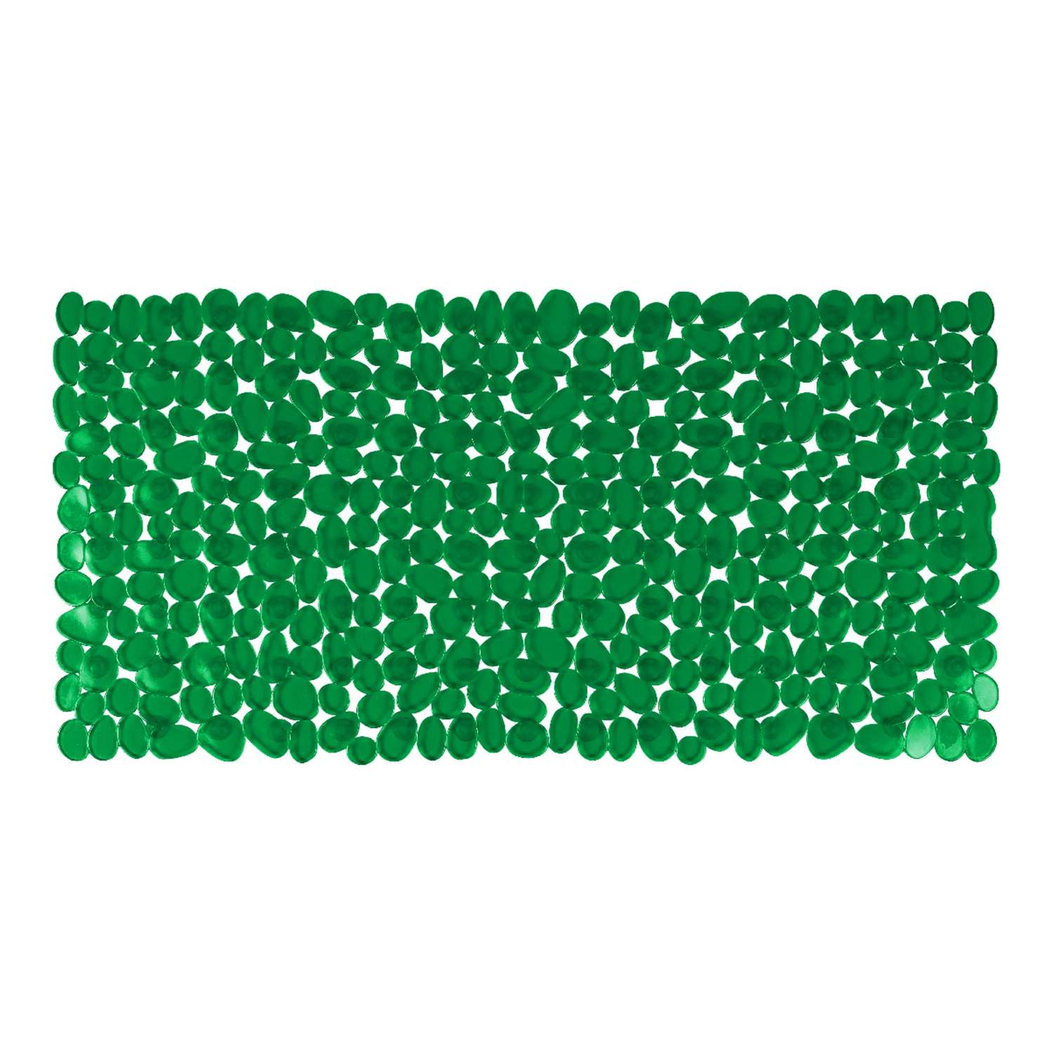 Коврик FOVERO для ванной SPA прозрачный Камушки 70х36см светло-зеленый - фото 2
