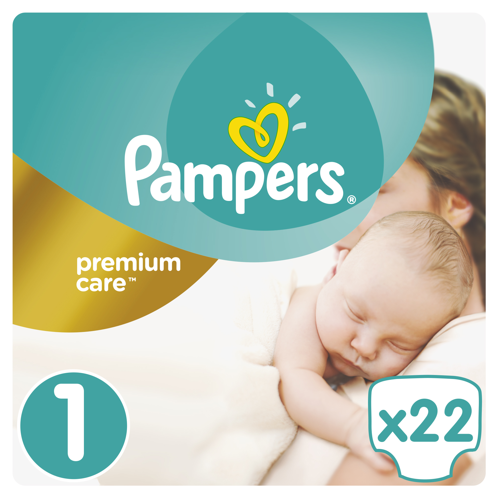 Подгузники Pampers Premium Care 2-5кг 22шт