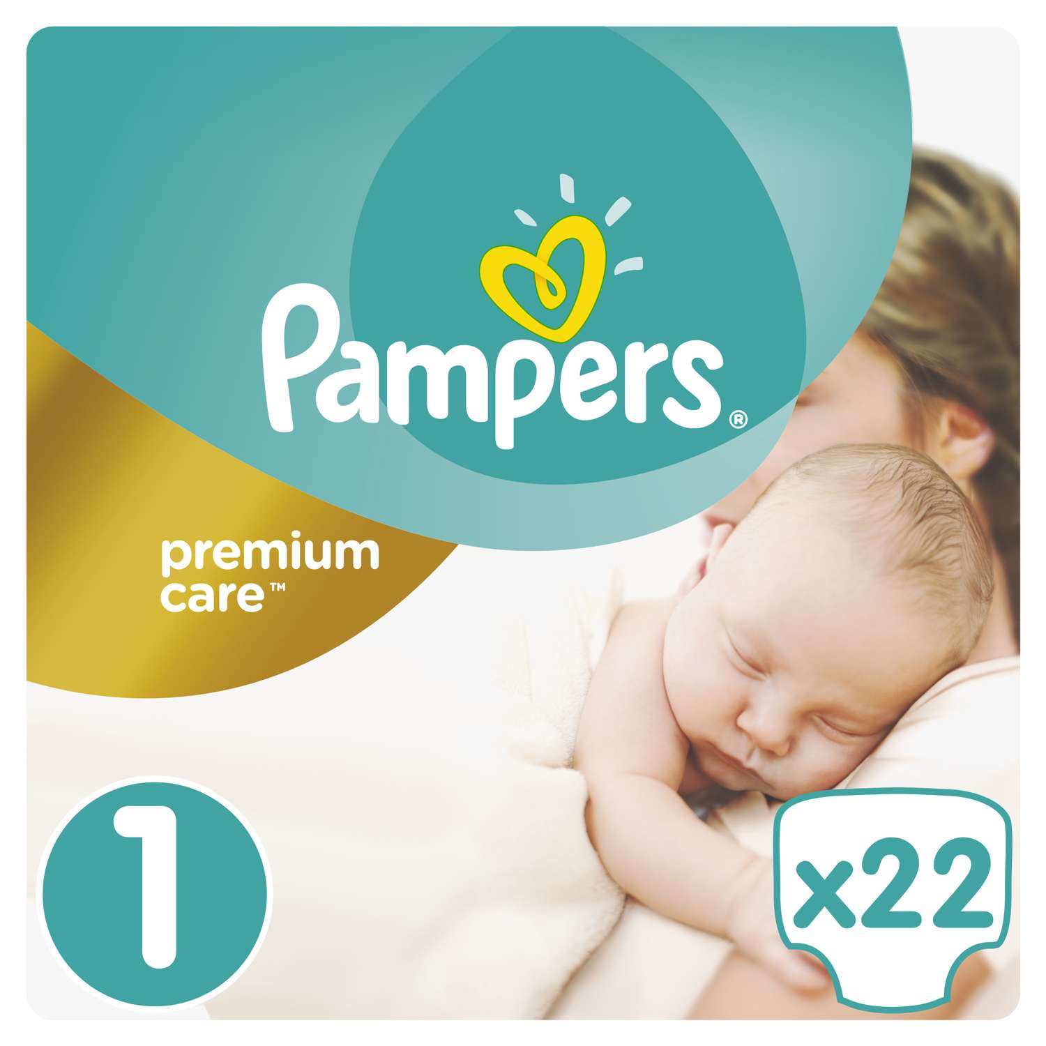 Подгузники Pampers Premium Care 2-5кг 22шт - фото 1