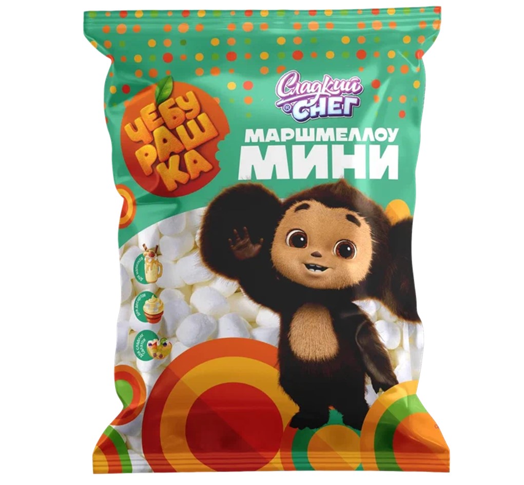 Жевательный зефир Сладкий снег Marshmallows mini со вкусом ванили 2 шт по 200 г - фото 2