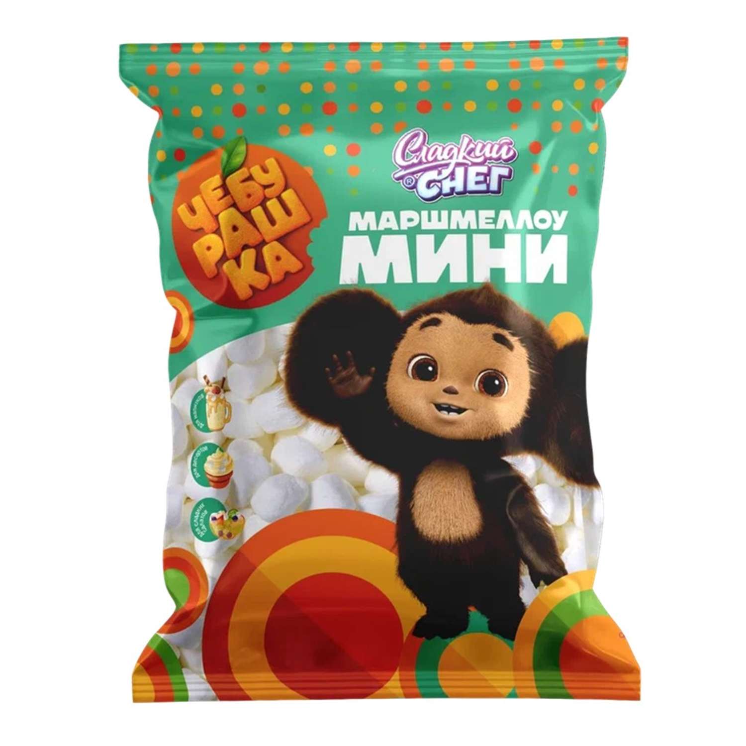 Жевательный зефир Сладкий снег Marshmallows mini со вкусом ванили 2 шт по 200 г - фото 2