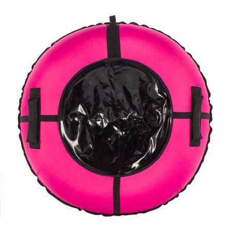 Тюбинг-ватрушка FULLPINK 110см Snowstorm розовый с черным