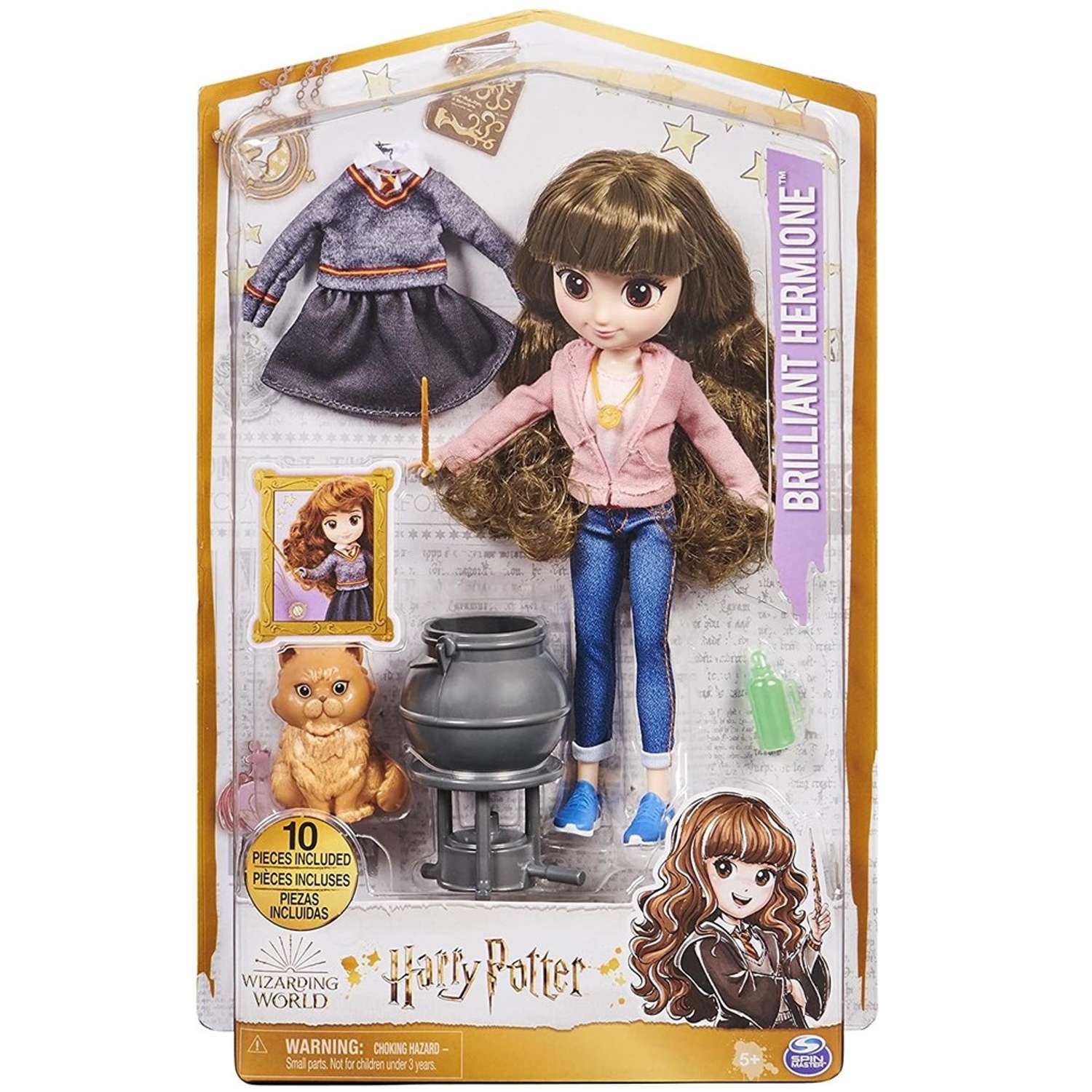 Кукла SPIN MASTER Spin Master Гермиона Грейнджер Wizarding World Harry Potter Brilliant Hermione Granger 34470 - фото 1