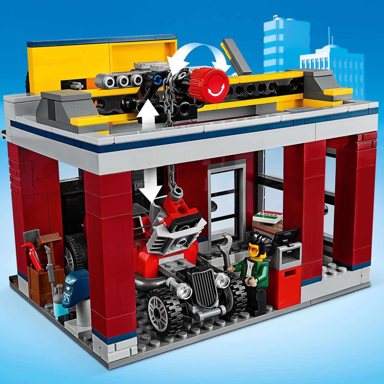 Конструктор LEGO City Nitro Wheels Тюнинг-мастерская 60258 - фото 17