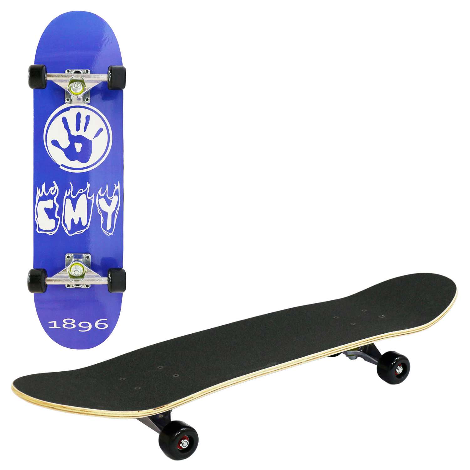 Скейтборд деревянный Cosmo 222B CMY - фото 2