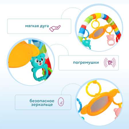 Коврик Ocie с дугами Пианино