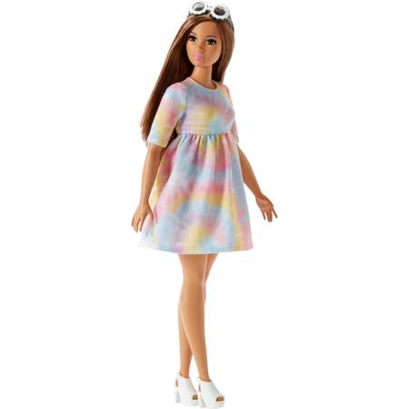 Кукла Barbie Игра с модой Переплетение красок FJF42
