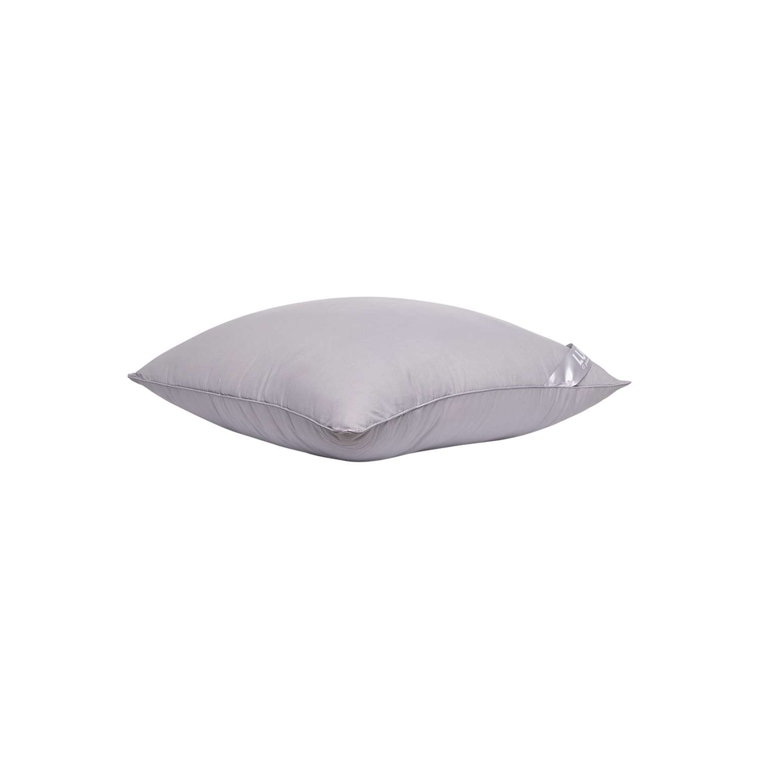 Подушка для сна LUCKY 70x70 см искусственный Лебяжий пух серый R000004 - фото 2