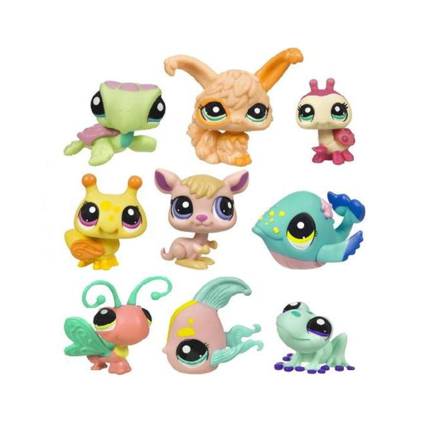 Набор их 3-х зверюшек Littlest Pet Shop в ассортименте - фото 1