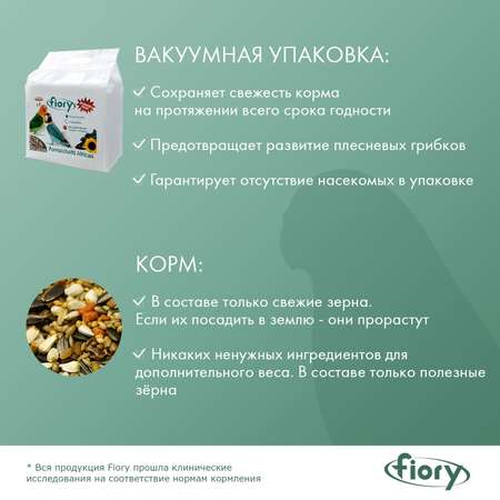 Корм Fiory 3200 гр зерновой для средних попугаев