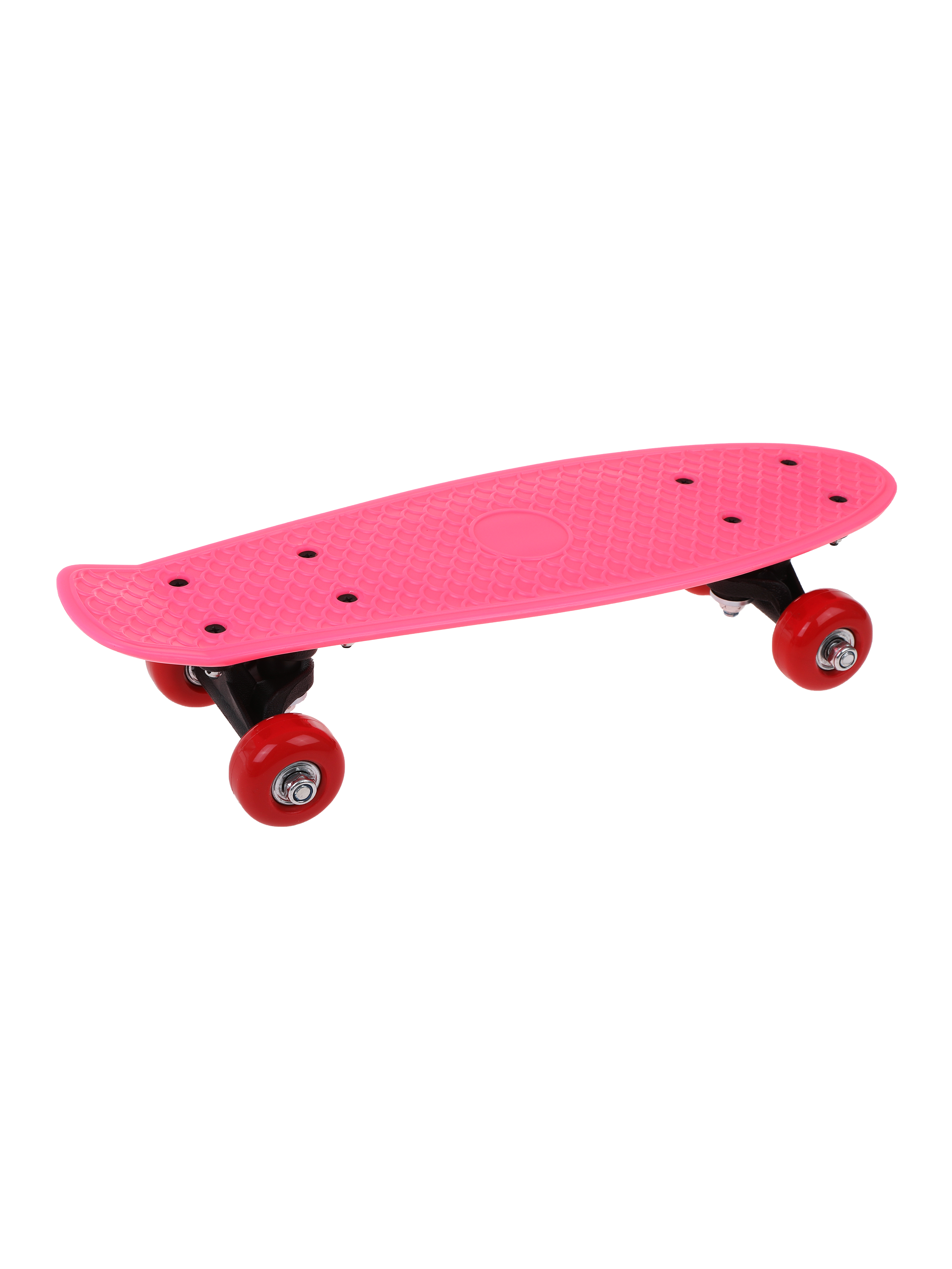 Скейтборд Наша Игрушка пенниборд пластик 41*12 см колеса PVC крепления пластик розовый - фото 4