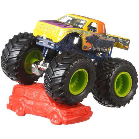 Машина Hot Wheels Monster Jam 1:64 Черный скакун FLX50