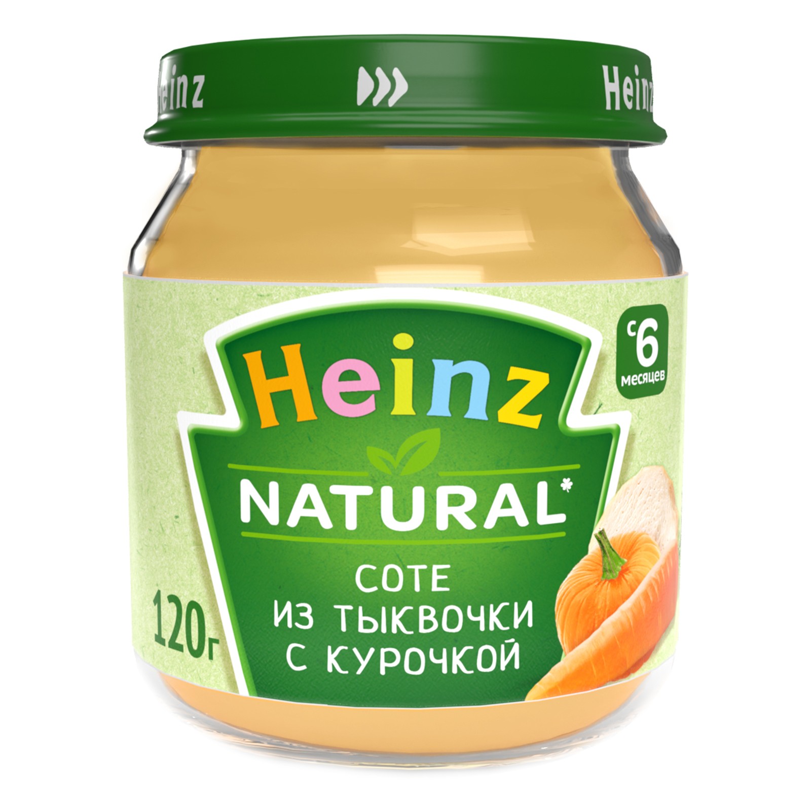 Пюре Heinz соте тыква-курочка 120г с 6месяцев - фото 1