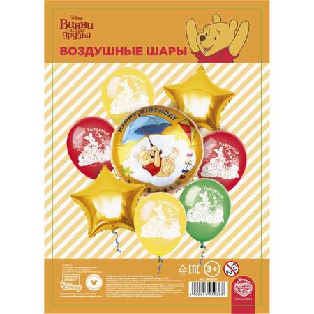 Набор шаров Disney Воздушные Медвежонок Винни Disney