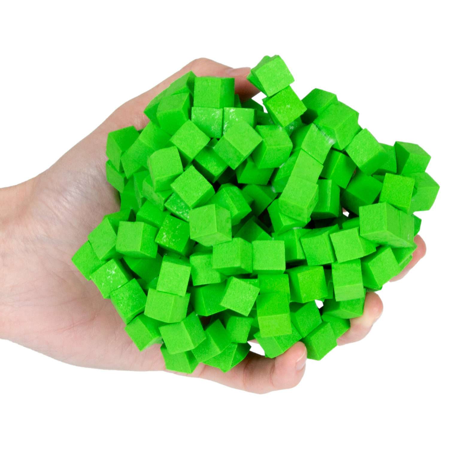 Конструктор пластилин 1TOY Gummy blocks антистресс зеленый - фото 5