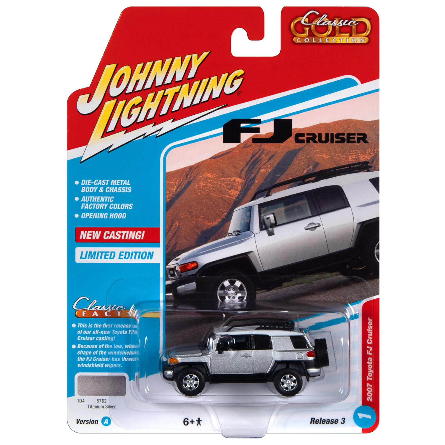 Автомобиль Johnny Lightning 1:64 серый JLCG030A-R3-N1 - фото 5