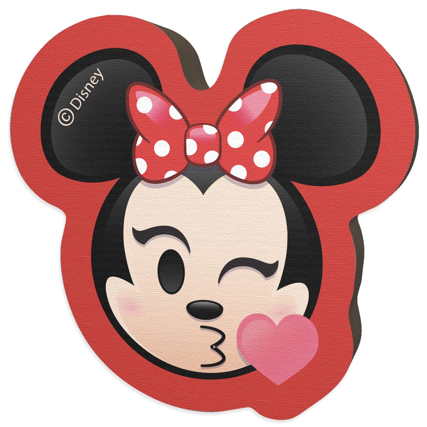 Значок Disney Emoji Минни Маус Поцелуй 69598 - фото 1