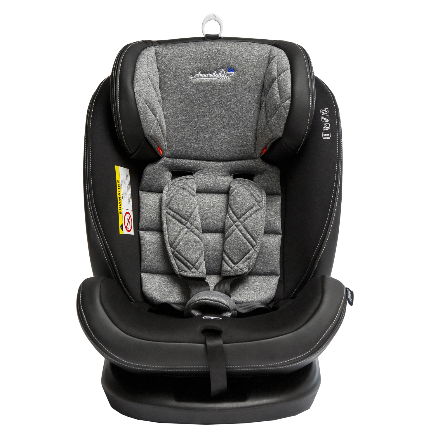 Автокресло Amarobaby ST-3 0+/1/2/3 Isofix Серый - фото 9