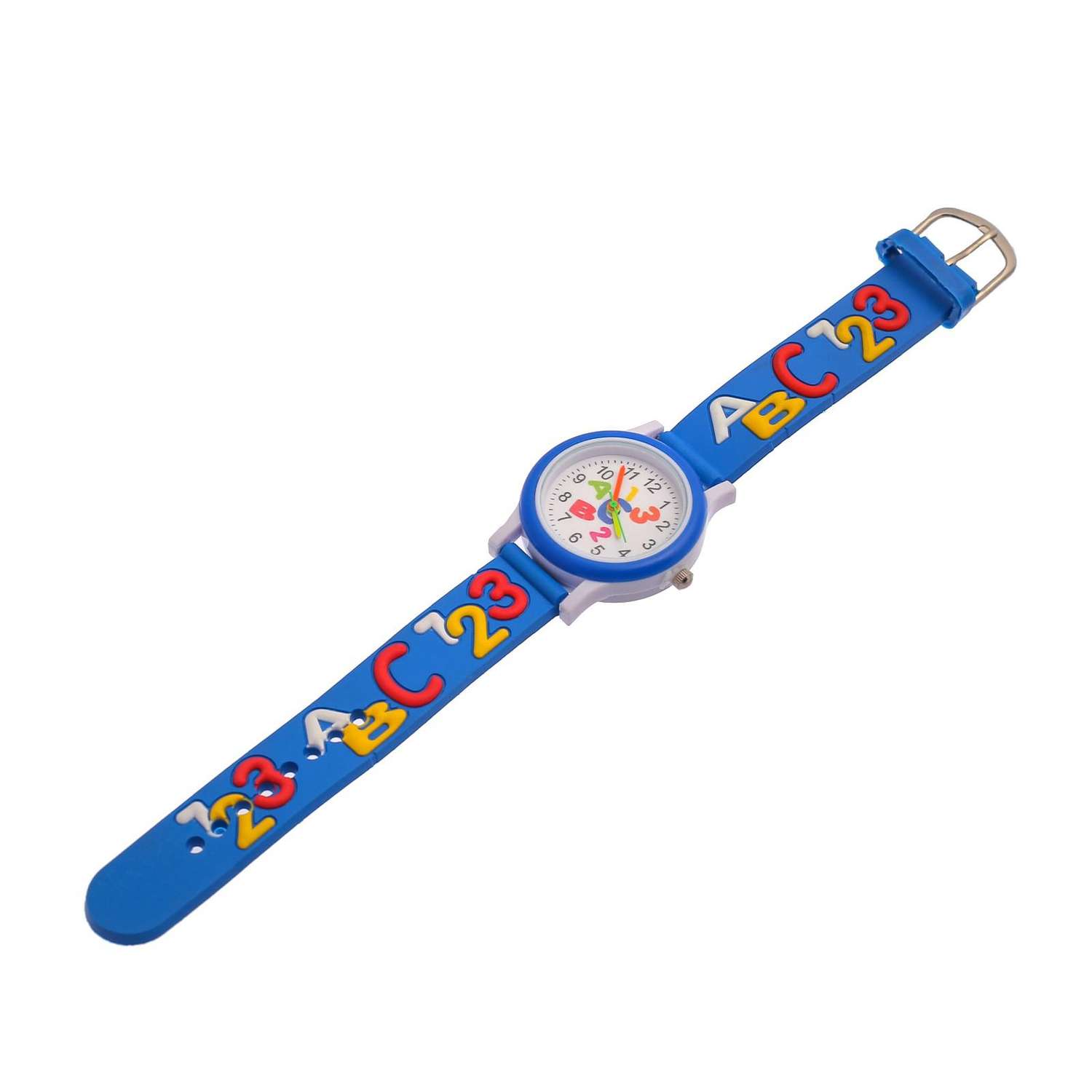 Часы Sima-Land наручные детские «Цифры и буквы» d-3 см ремешок 20 см - фото 3