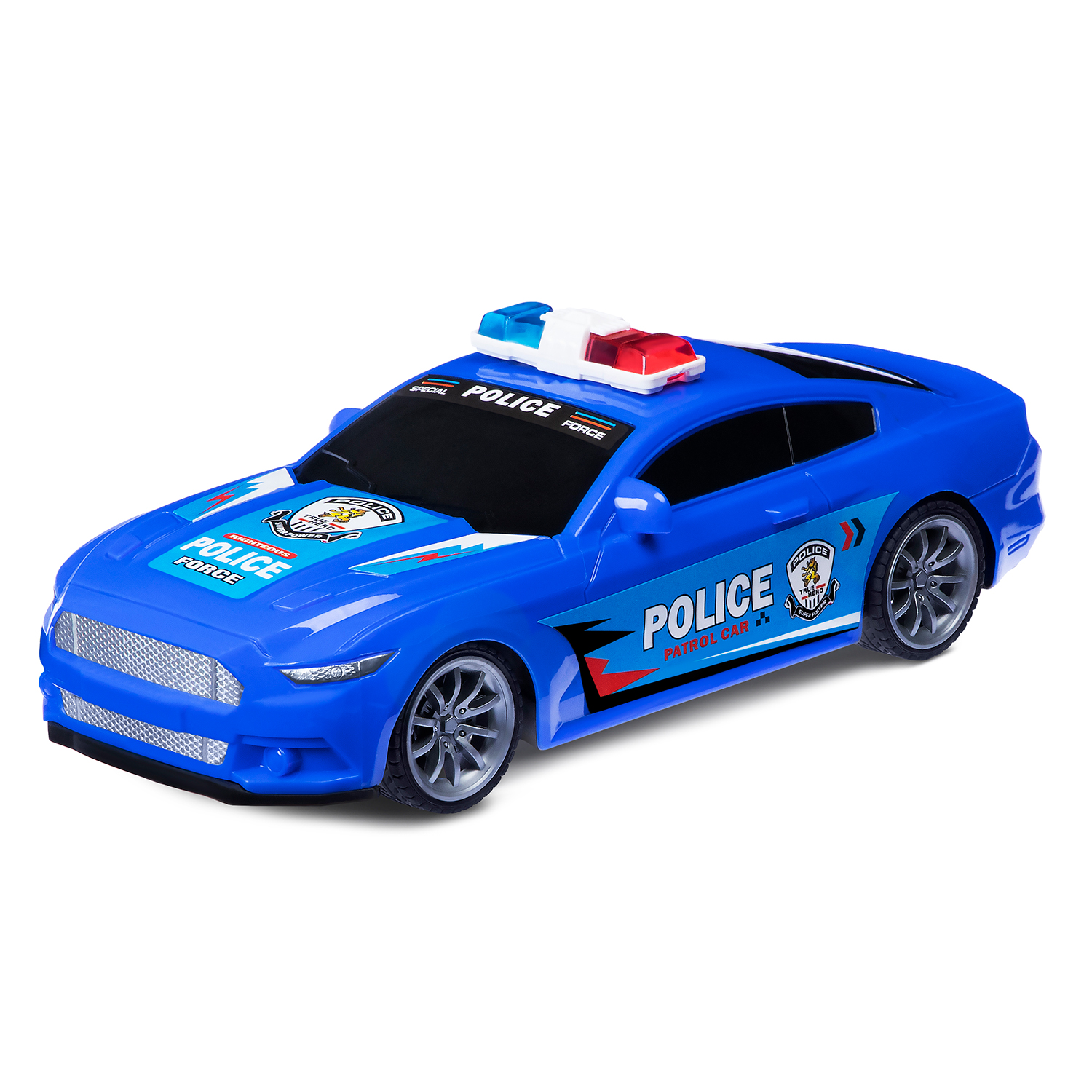 Игрушка на радиоуправлении AUTODRIVE полицейская гоночная с пультом 4 канала JB0404673 - фото 9