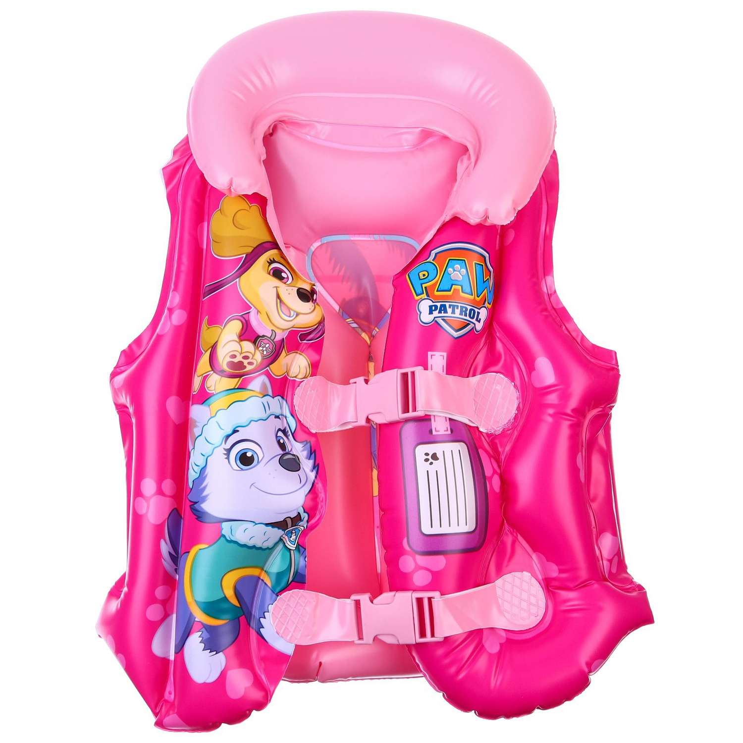 Жилет Paw Patrol надувной для плавания детский Щенячий патруль цвет розовый - фото 1