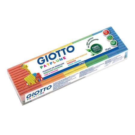 Пластилин GIOTTO PATPLUM 10 цв 20 гр.