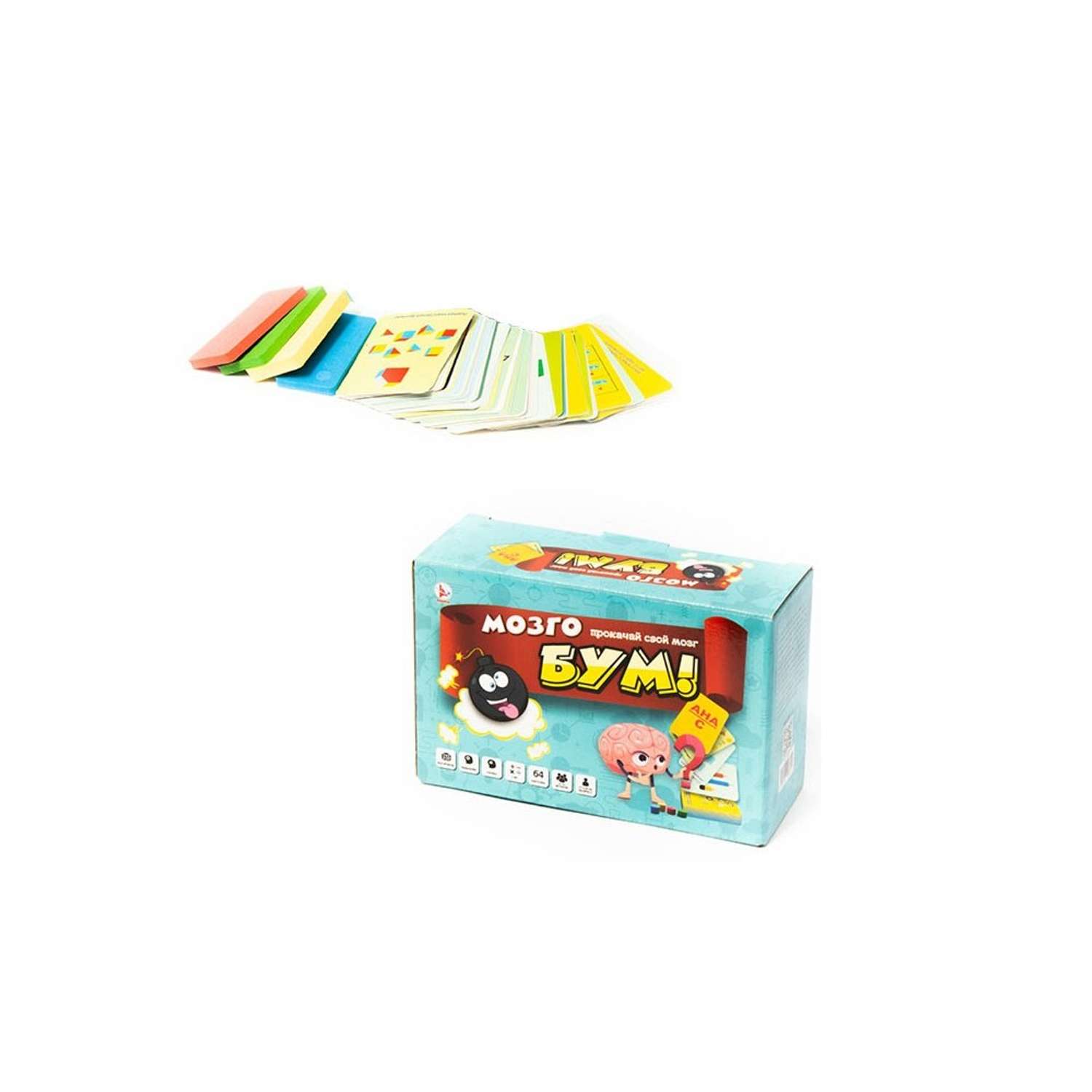 Игра РАКЕТА для развития памяти и внимания с карточками МозгоБум - фото 1