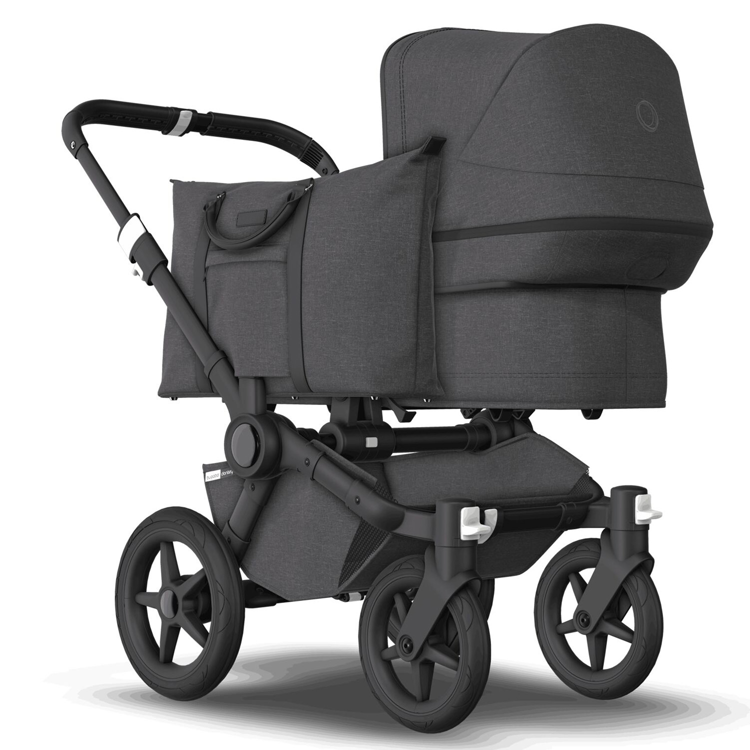 Коляска 2 в1 Bugaboo Donkey3 Complete Mineral Black-Washed Black 180154MC01 - фото 20