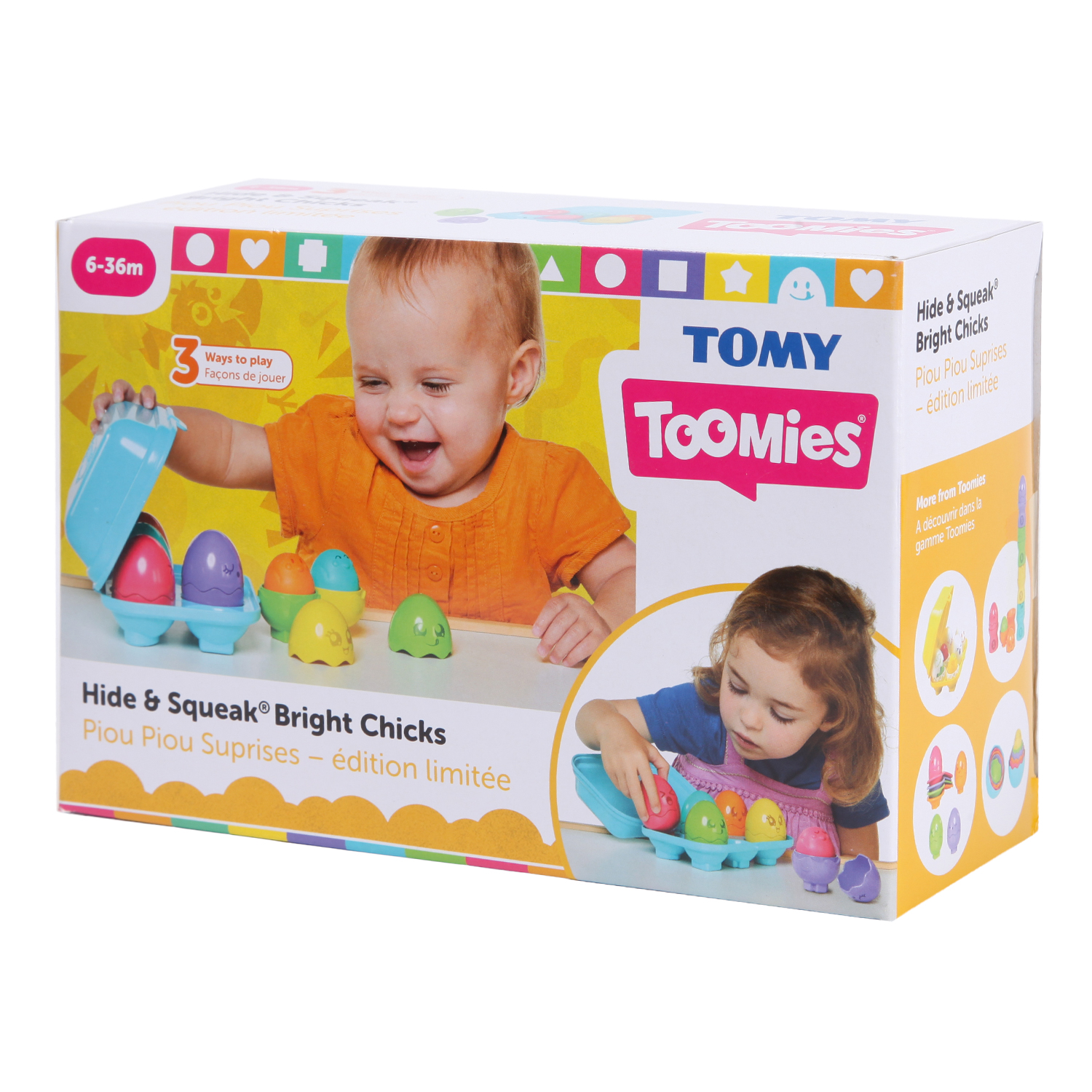 Сортер Tomy Разноцветные цыплята E73081C