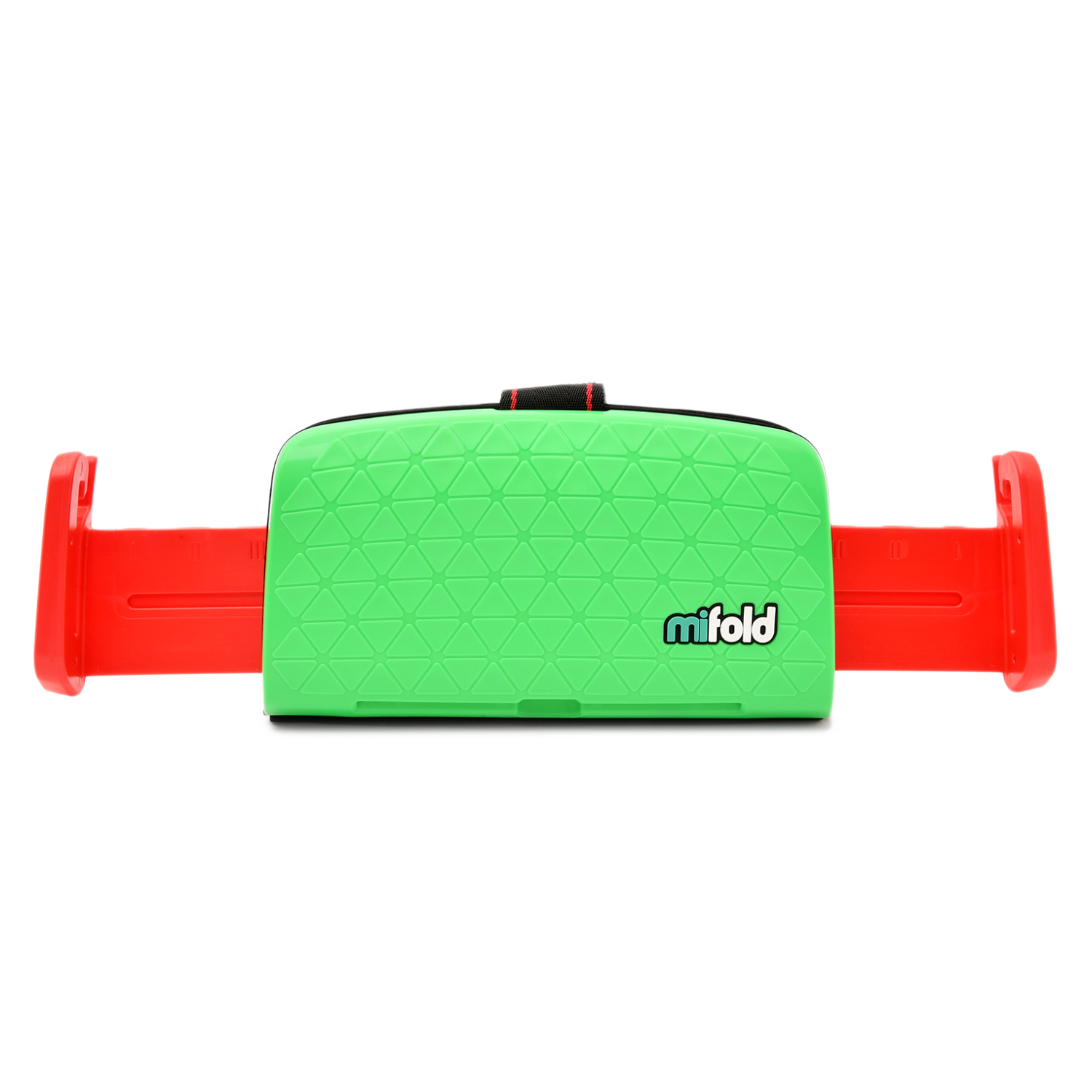 Бустер Mifold автомобильный the Grab-and-Go Booster seat/Lime Green зеленый - фото 4