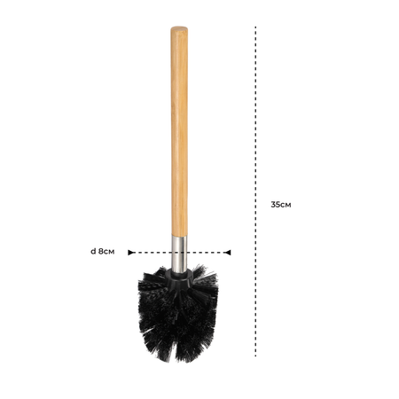 Ершик для унитаза KROFFOS brush bamboo бамбуковая ручка