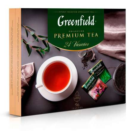 Чай в пакетиках Greenfield Набор Premium Tea Collection 24 вида 96 шт