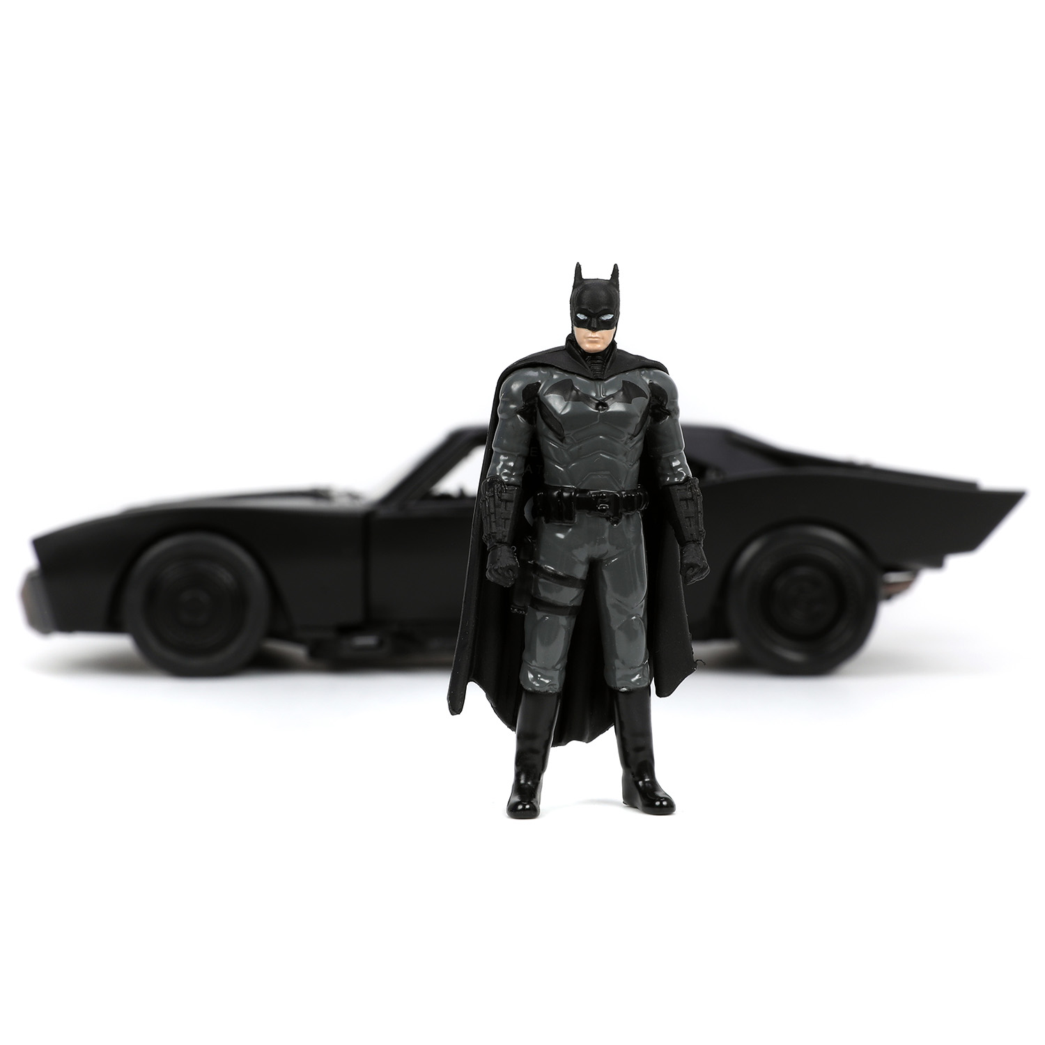 Автомобиль Jada Batmobile with Batman 1:24 черный ТоуR64 - фото 16