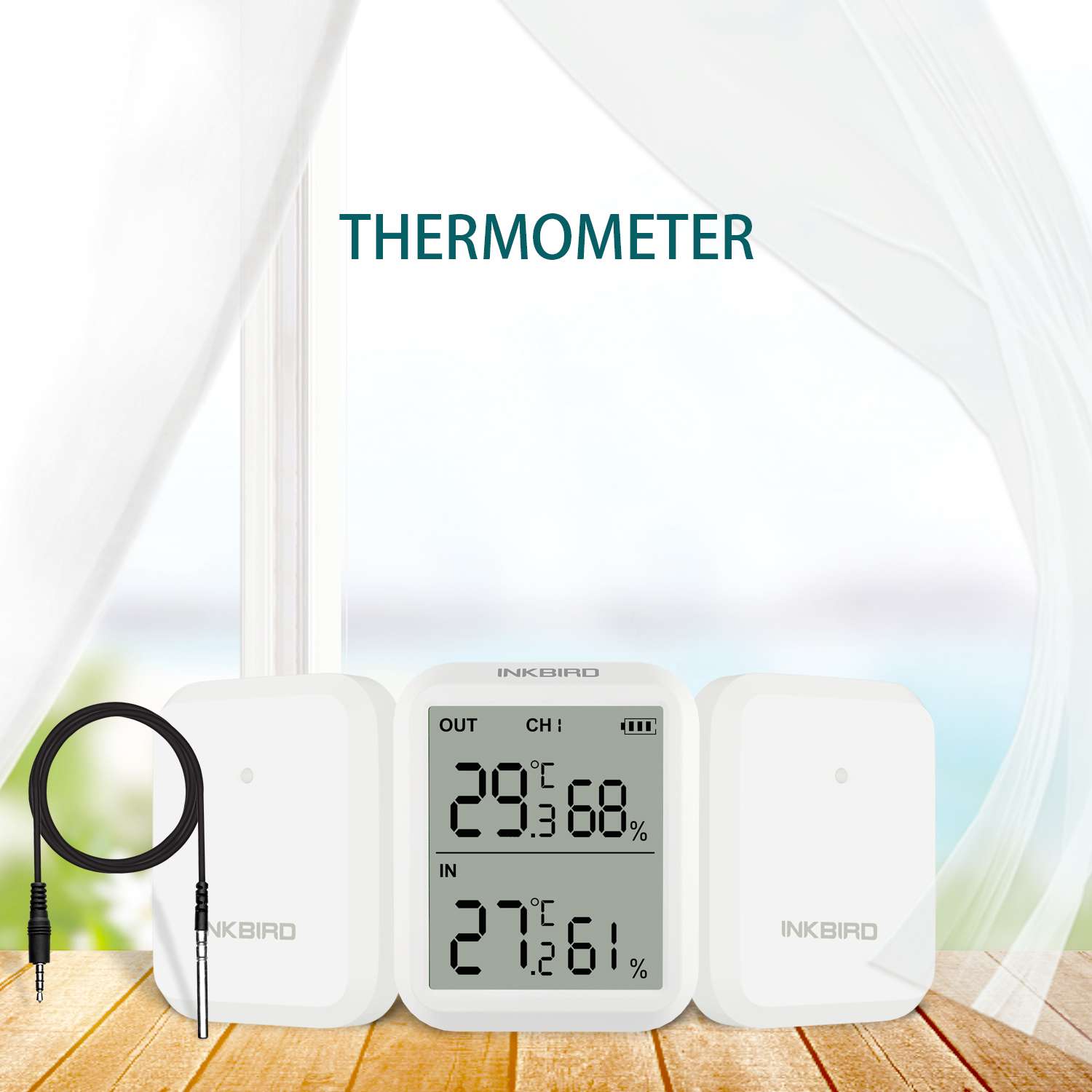 Термогигрометр INKBIRD Bluetooth ITH-20R3 3 зоны - фото 3