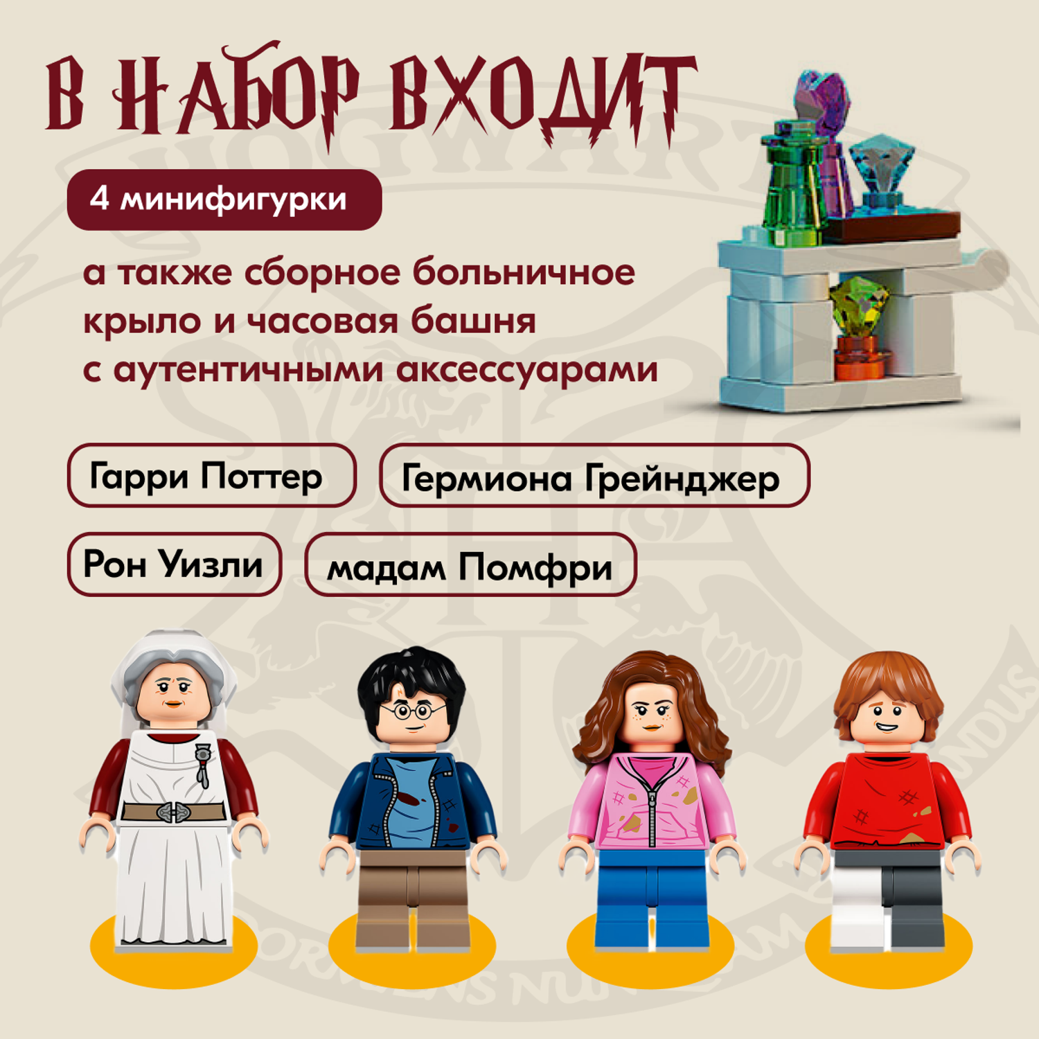 Игрушка LX Конструктор Harry Potter Больничное крыло 510 деталей - фото 6