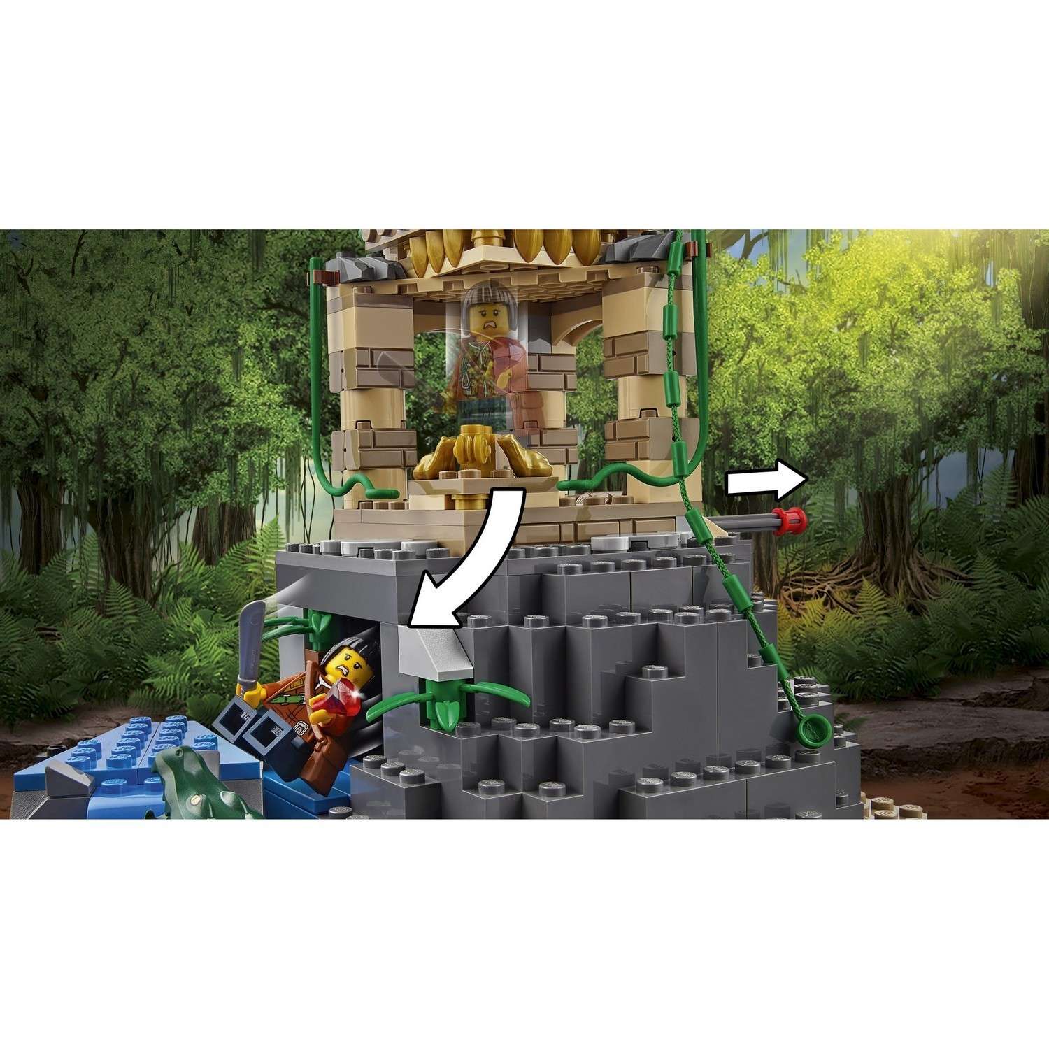 Конструктор LEGO City Jungle Explorers База исследователей джунглей (60161) - фото 6