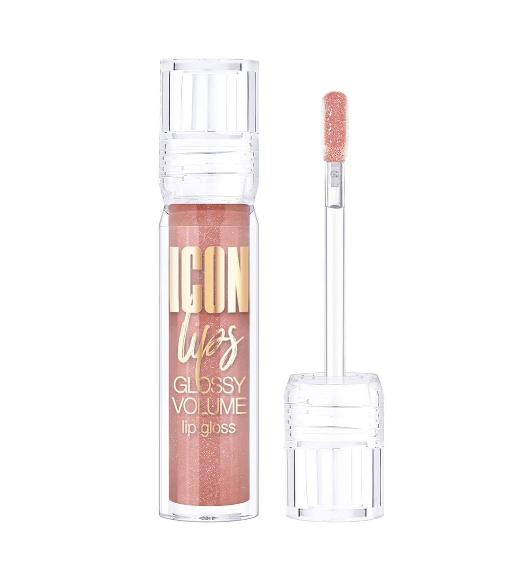 Блеск для губ Luxvisage ICON LIPS с эффектом объема Тон 505 ICE BEIGE - фото 2