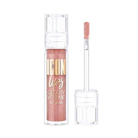 Блеск для губ Luxvisage ICON LIPS с эффектом объема Тон 505 ICE BEIGE