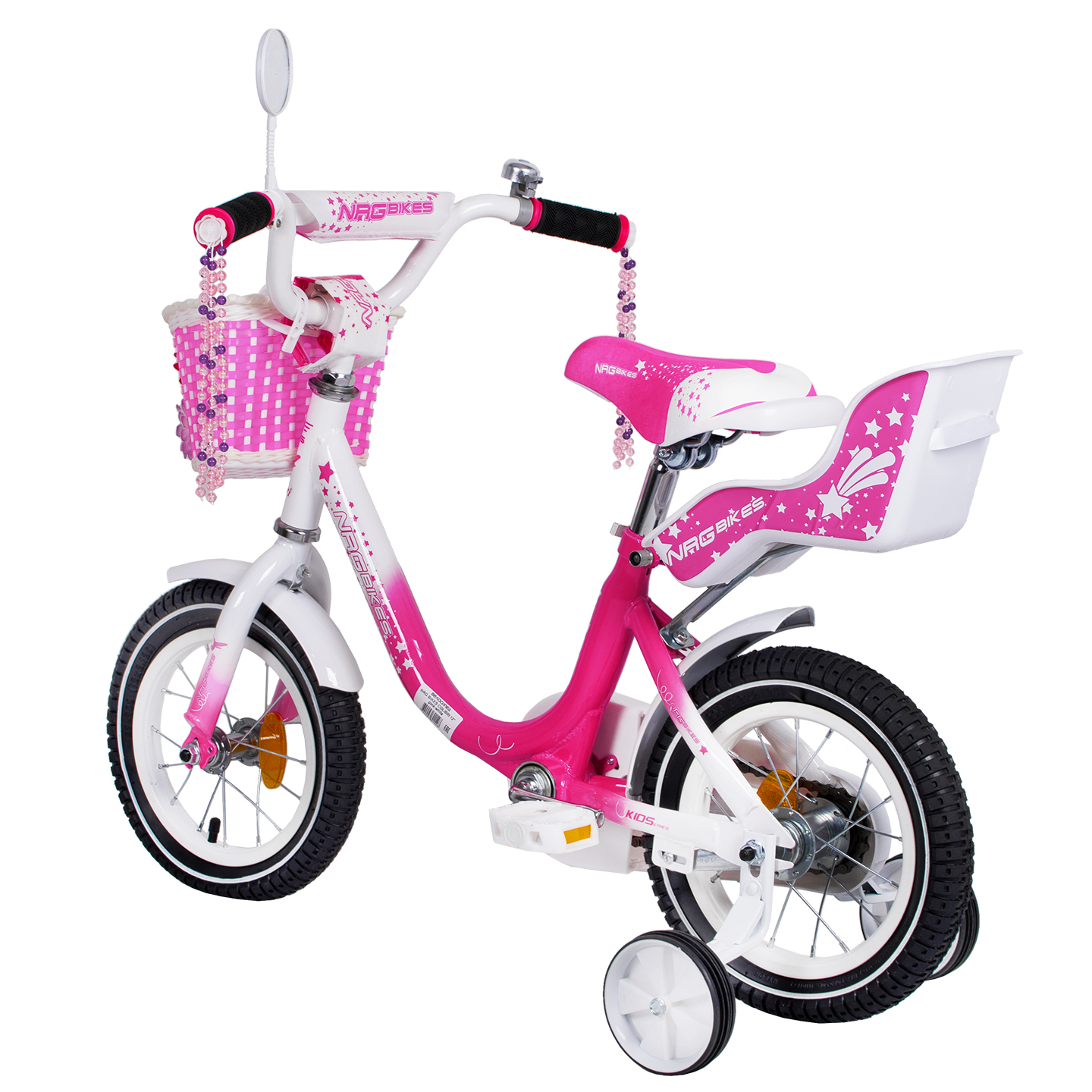 Велосипед NRG BIKES Colibri 12 pink-white - фото 16