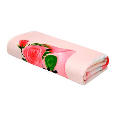 Махровое полотенце Bravo Балет 60х120 см розовое