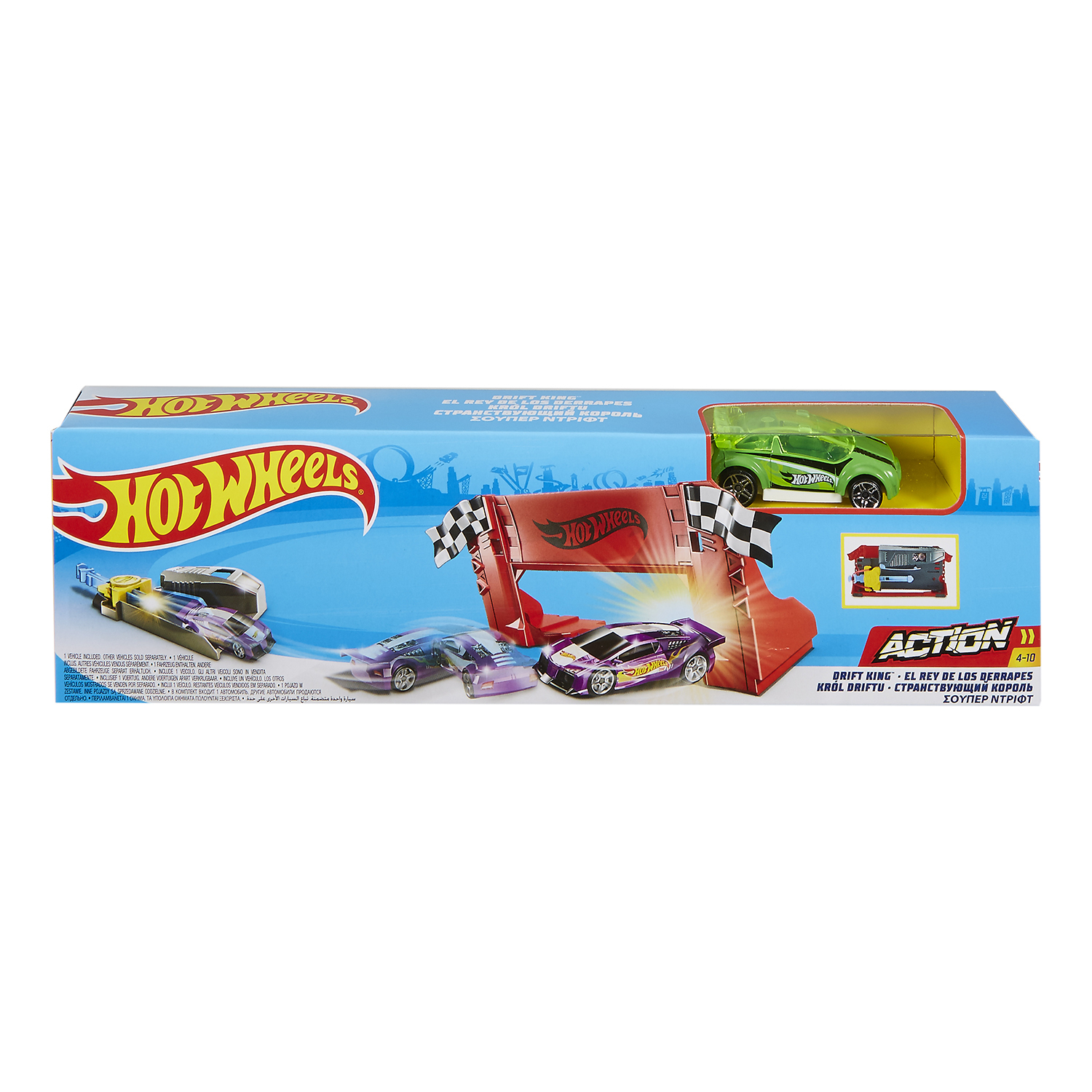 Трек Hot Wheels Мега-прыжок Король дрифта DWY51 купить по цене 584 ₽ в  интернет-магазине Детский мир