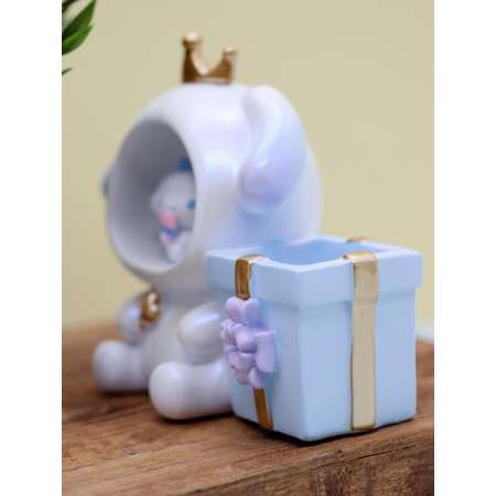 Ночник-подставка iLikeGift для канцелярских принадлежностей Bunny princess blue